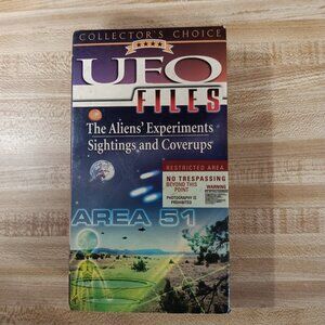 UFO Files The Aliens Experiments & Sightings and Coverups VHS SET Retro 90s Doc